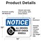 Signmission All Drivers Must Chock Wheels OSHA Notice Sign, Vinyl Decal, 14in W x 10in L, 2PK OS-2PACK-NS-D-1014-L-15219 - alternate 6